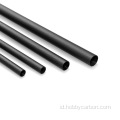 1000mm Panjang Twill Matte Carbon Fiber Tubes
